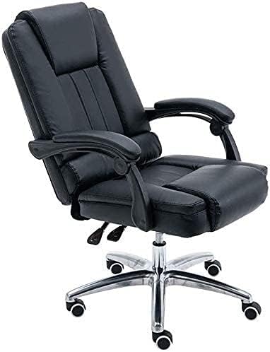 Office Chair Swivel Desk Chair Chair Computer Chair High-Back PU Leather Computer Desk Chair Reclining E-sports Game Seat Height Adjustable Elevating Rotary Ergonomic Video Game Swivel Chair ( Color :