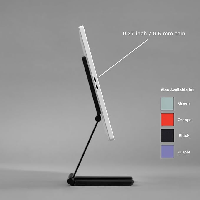 Espresso Lite 15 Portable Monitor (Black) – 15.6” Full HD USB-C Display Single-Cable Power Ultra-Light Travel Monitor for Laptop iPad &amp USB-C Devices