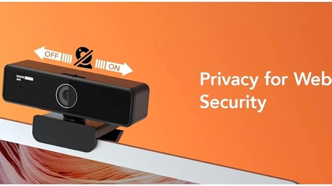 2K Webcam with Microphone 1080P 60fps Computer Mini Web Camera for PC Laptop