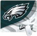 Skinit Medium Gaming Mouse Pad - Officially Licensed Philadelphia Eagles Design with Stitched Edges Waterproof Non-Slip Rubber Base Desk Mat for Keyboard &amp Mouse 17.7 x 15.75 inches