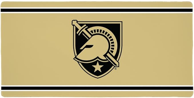 Army Black Knights Primary Logo Stripes Large Gaming Mouse Pad Desk Mat with Stitched Edges Non-Slip Base for Gamer Home and Office 31.5 x 15.7