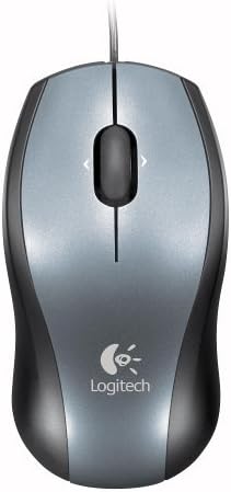 Logitech V100 3-Button USB Optical Mouse w/Tilt Wheel Plus Zoom Technology (Black/Dark Gray)
