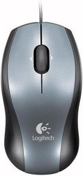 Logitech V100 3-Button USB Optical Mouse w/Tilt Wheel Plus Zoom Technology (Black/Dark Gray)