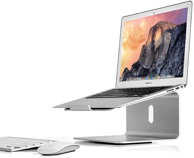 Computer Heat Sink Bracket Office Rotating Base Aluminum Alloy Raised Metal