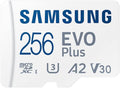 Samsung Evo Plus microSD SDXC U3 Class 10 A2 Memory Card 130MB/s with SD Adapter 2021 (256GB)