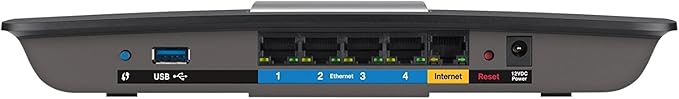 Linksys AC1600 Wi-Fi Wireless Dual-Band+ Router with Gigabit &amp USB Ports Smart Wi-Fi App Enabled to Control Your Network from Anywhere (EA6400)