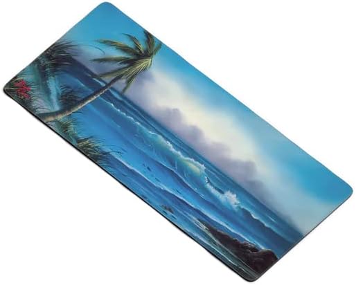 Bob Ross Desk Mat for Desktop Large Ergonomic Mouse Pad Gaming Mouse Pad Non-slip Deskmat Mouse Pad For Computer Wireless Mouse Keyboard Mouse pad for desk Large Mousepad- Storm on The Horizon