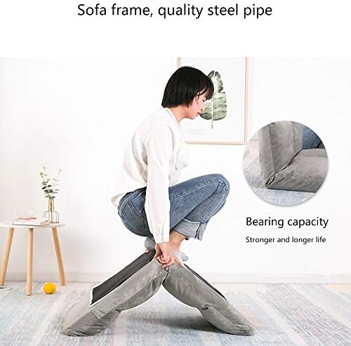 BTZHY Floor Chair Floor Chair Folding Floor Chair Multidirectional Adjustment Meditation Chair Removable and Washable Lazy Sofa for Bedroom Living Room (Color : Green)