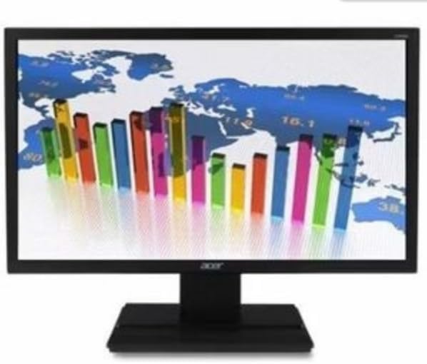 acer V206Q A 20 Class LCD Monitor - 16:9 - Black - 19.5 Viewable - 200 Nit - 6 ms - HDMI - VGA
