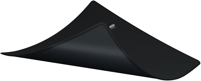 CHERRY XTRFY GP7 Cloth Gaming Mousepad | Large Graphene Black | Extra-Soft Rubber Base | Square 18 X 15.75