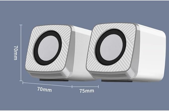 JSEIAJB Computer Audio Desktop Home Wired Notebook Special Desktop Speaker Multimedia Speaker(D)