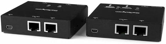 StarTech.com HDMI over CAT6 Extender with 4-port USB Hub - Remote HDMI over CAT5 or CAT6 - 165 ft (50m) - 1080p  TAA (ST121USBHD)