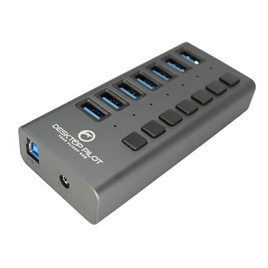 Desktop Pilot - 7-Port USB Hub for Flight Simulators