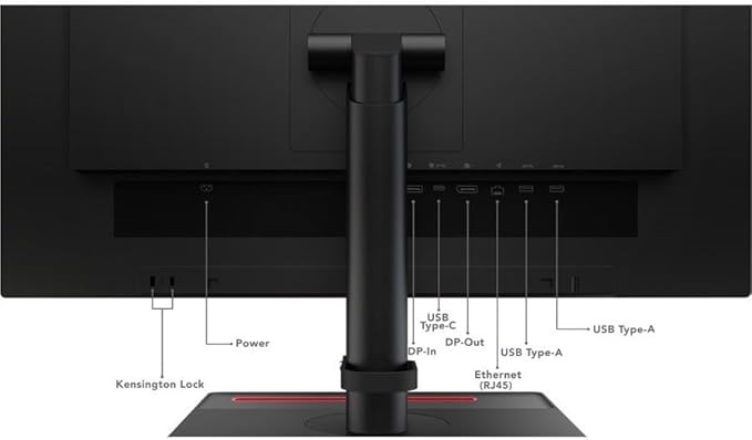 Lenovo ThinkVision E24q-20 23.8 WQHD WLED LCD Monitor - 16:9 - Raven Black
