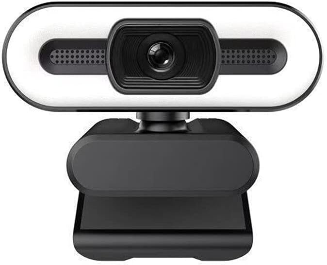 2K Webcam with Microphone with Light LED Computer Camera for Zoom Video Conferencing PC Laptop