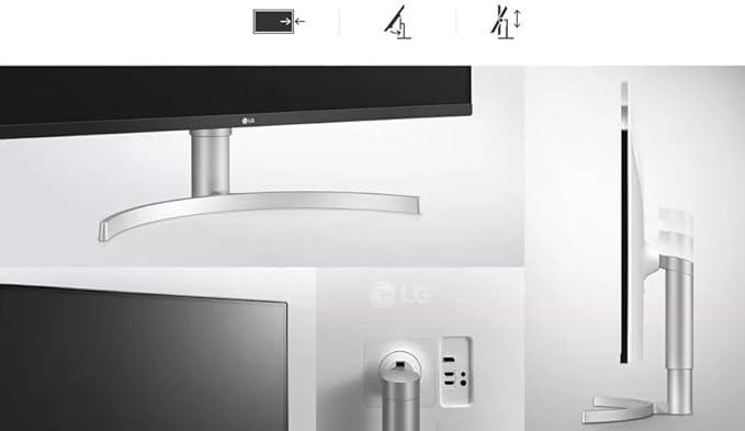 LG 32 4K UHD Monitor 60Hz IPS HDR 10 AMD FreeSync 99% sRGB 100 x 100 mm VESA Tilt/Height Adjustable Stand 1 x DisplayPort 2 x HDMI Black