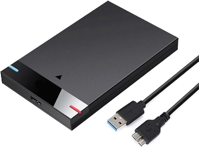 2.5'' 250GB Ultra Slim Portable External Hard Drive USB3.0 HDD Storage for PC Desktop Laptop MacBook Chromebook Xbox One