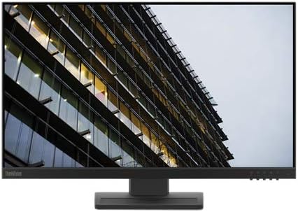 Lenovo ThinkVision E24-20 23.8 Full HD WLED LCD Monitor - 16:9 - Raven Black - 24 Class - in-Plane Switching (IPS) Technology - 1920 x 1080-16.7 Million Colors - 250 Nit - 14 ms - 60 Hz