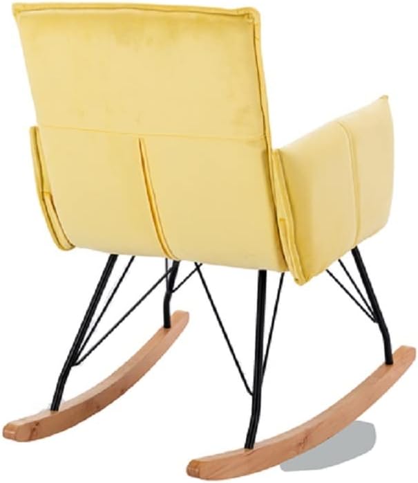 Office Chair Gaming Chair Computer Chair Relax Rocking Chair Velvet Upholstered Rocker Chair Lounge Chair Cushion for Living Room