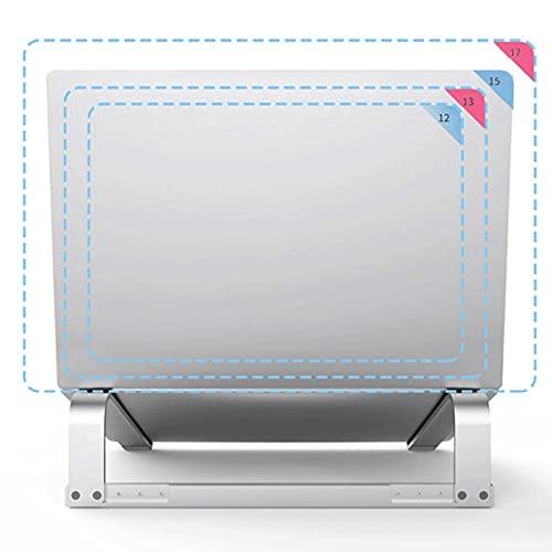 Aluminum Alloy Folding Notebook Laptop Stand 11-17 inch for Non-Slip Cooling Bracket Notebook Stand(D)