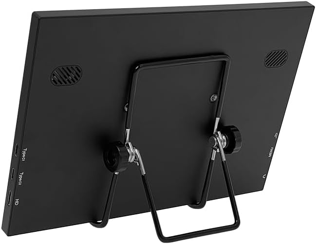 Portable Monitor for Laptop 10.5 Inch Computer Gaming Display Metal Enclosure Mobile Display External Display for Xbox PS4 Phone with Speakers Type-C USB-C HDMI IPS FHD 1280P LED Screen