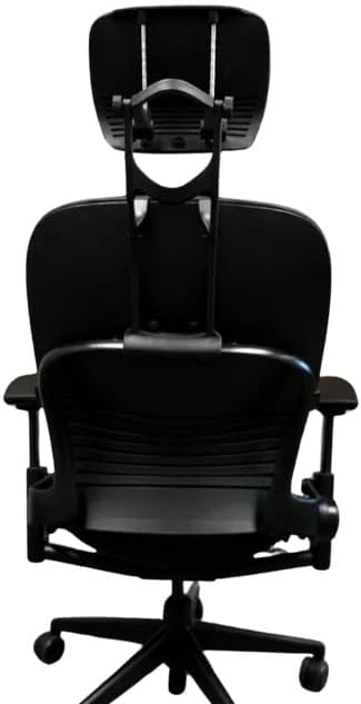 OFFICE LOGIX SHOP Leap V2 Chair with Headrest Bundle (Fabric Black)