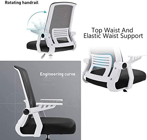 Office Chair Computer Chair Mesh Chair Recliner Game Gaming Chair Swivel Chair Executive Chair Office Chair Ergonomic Rolling Chair Chair (Color : Black) Needed