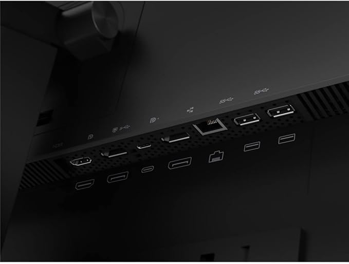 Lenovo ThinkVision P24h-2L 23.8 WQHD WLED LCD Monitor - 16:9 - Raven Black