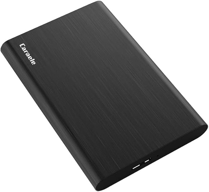 500GB Ultra Slim Portable External Hard Drive USB3.0 HDD Storage Compatible for PC Desktop Laptop MacBook Chromebook Xbox One Xbox 360 PS4 (Black)