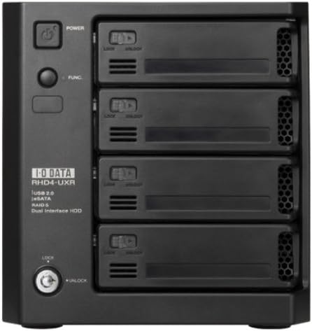 I – O Data USB/eSATA for both High Raid Function Delivery – XR Series Exclusive Backup Hard Disk 4TB RHD4 – UX4 X 0R