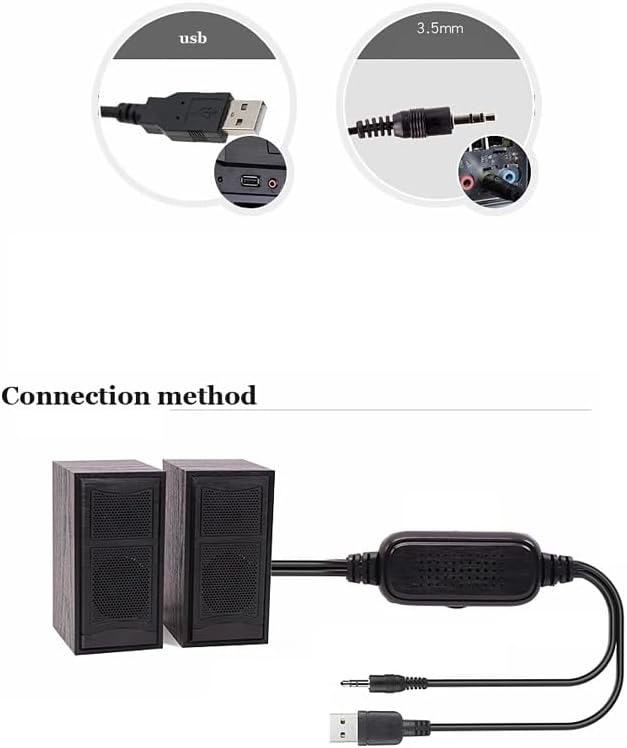 Computer Speakers Wired Combination Soundbox Super Bass Mini PC Speaker Stereo Music Player Subwoofer