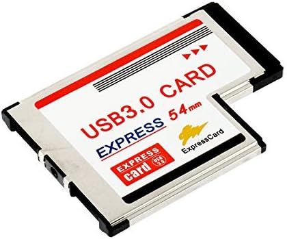5Gbps 2 Port Hidden Inside USB 3.0 HUB to Express Card ExpressCard 54mm Adapter
