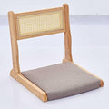 BTZHY Floor Chair Japanese Floor Chair Portable Folding Meditation Floor Chair Legless Lazy Chair Made of Solid Wood with Tatami Floor Chair with Backrest for Meditation