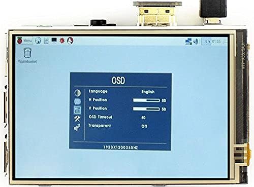3.5 inch 1080P LCD Black Acrylic Cover Set Compatible with