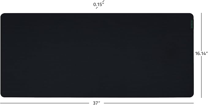 Razer Gigantus V2 Cloth Gaming Mouse Pad (XXL): Thick High-Density Foam - Non-Slip Base - Classic Black
