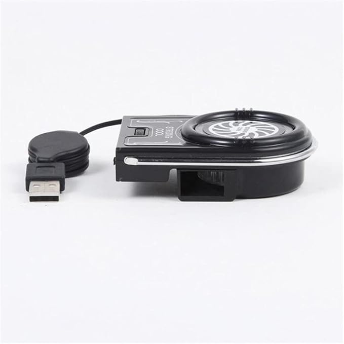 Mini Vacuum Strong Cool Air Extract Notebook Laptop Cooling Cooler Fan Pad Gaming
