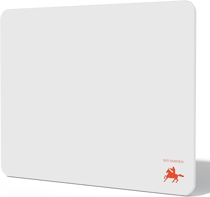 Glass Mousepad for Gaming | 2mm Ultra-Thin Hard Gaming Mousepad | Mouse Pad for Esport 12.2x16.1 | Tempered Glass Ultra-Smooth AF Surface | Precise Tracking High-Speed Non-Slip Base