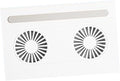 DOITOOL Ergonomic Stand Fan 2-Fan Cooling Pad Portable Radiator for Laptops and Adjustable Height