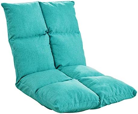 BTZHY Floor Chair Floor Chair Lazy Leisure Sofa 5 Speed Adjustment Computer Chair Bed with Backrest Removable and Washable Folding Floor Chair for Bedroom Bay Window (Color : Khaki)