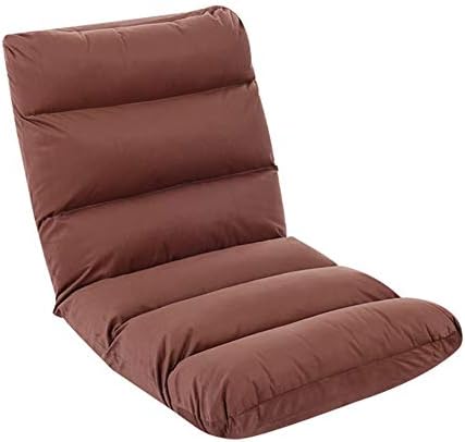 BTZHY Floor Chair Floor Chair Ergonomic Floor Sofa Removable and Washable Foldable Floor Chair 5 Positions Free Single Adjustment Bay Window Sofa for Balcony Bay Window (Color : White)