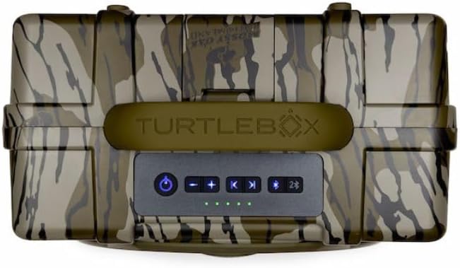 Turtlebox Gen 2: Loud! Outdoor Portable Bluetooth 5.0 Speaker | Rugged IP67 Waterproof Impact Resistant &amp Dustproof (Mossy Oak (Bottomland) Mossy Oak (Bottomland))