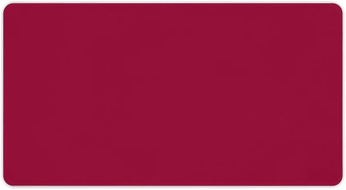 Desk Pad Large Mouse Pads Solid Dark Red Desk Mat for Computer Laptop &amp Gaming Desk Mousepad Writing Mat for GamerOffice &amp Home 16 x 30inch