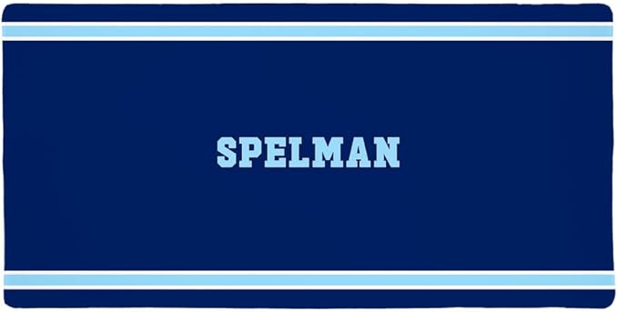 Spelman College Jaguars Primary Logo Stripes Large Gaming Mouse Pad Desk Mat with Stitched Edges Non-Slip Base for Gamer Home and Office 31.5 x 15.7