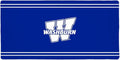 Washburn University Primary Logo Stripes Large Gaming Mouse Pad Desk Mat with Stitched Edges Non-Slip Base for Gamer Home and Office 31.5 x 15.7