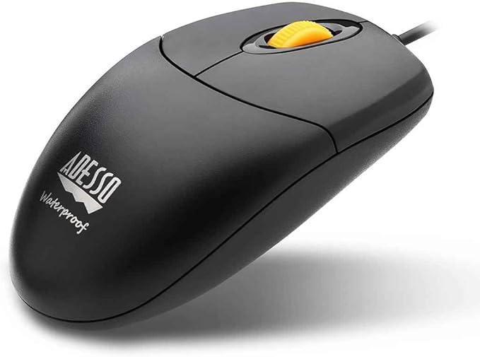 Adesso Imouse W3 Waterproof Mouse with Magnetic Scroll Wheel
