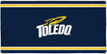 University of Toledo Rockets Primary Logo Stripes Large Gaming Mouse Pad Desk Mat with Stitched Edges Non-Slip Base for Gamer Home and Office 31.5 x 15.7
