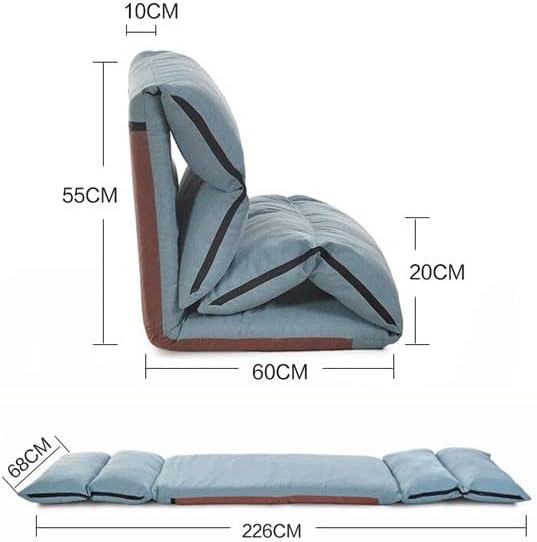 Office Chair Gaming Chair Computer Chair Floor Foldable Chaise Lounge Chair Living Room Furniture Folding Adjustable Upholstered Chair Sofa Bed