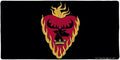 Game of Thrones Stannis Baratheon Sigil Large Gaming Mouse Pad Desk Mat with Stitched Edges Non-Slip Base for Gamer Home and Office 31.5 x 15.7