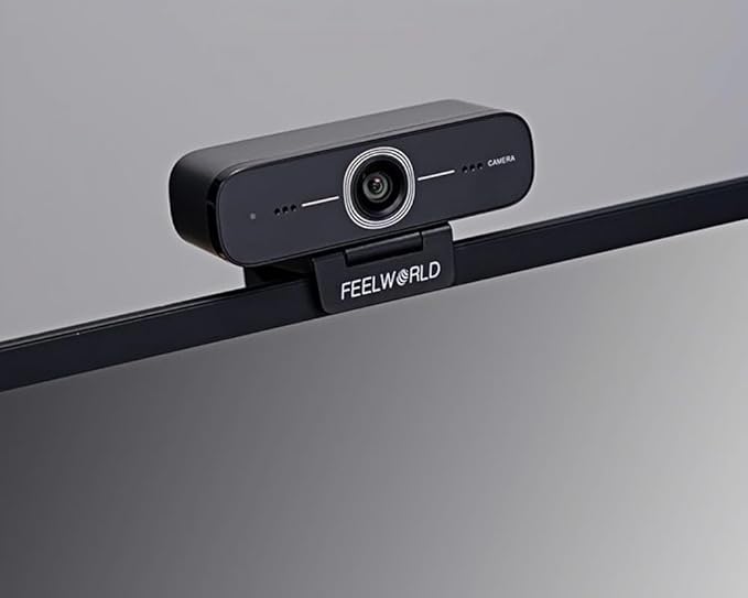 FEELWORLD WV207 USB Streaming Webcam Full HD 1080p@30fps 2.07M Effective Pixels