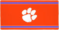 Clemson University Tigers Primary Logo Stripes Large Gaming Mouse Pad Desk Mat with Stitched Edges Non-Slip Base for Gamer Home and Office 31.5 x 15.7